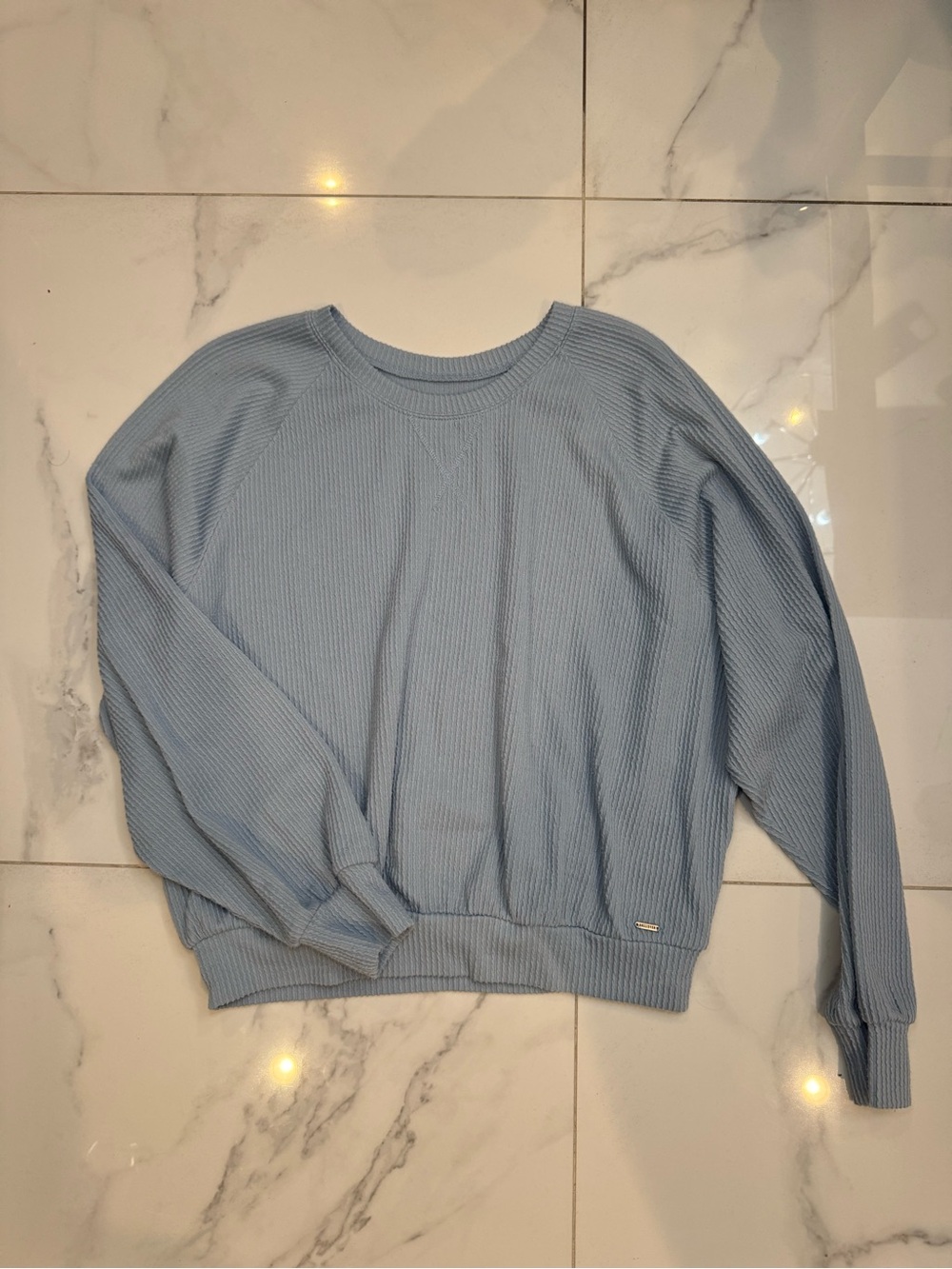 Hollister waffle-knit sweatshirt